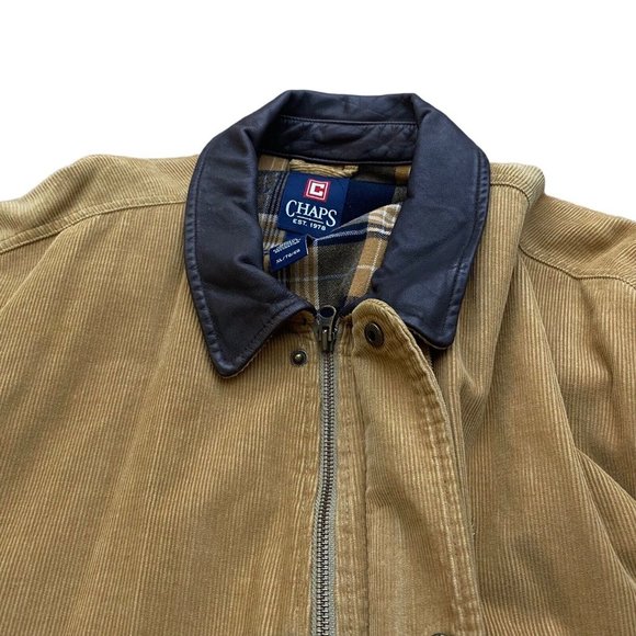 GUC Chaps Ralph Lauren Corduroy Jacket - Heavyweight Blanket Lined Men's Size XL - Picture 3 of 12